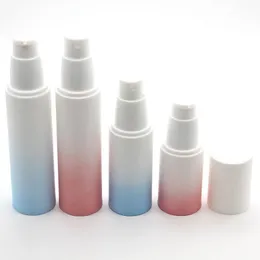 15ml 30ml gradiente mal ventilado garrafa loção creme bomba recipiente plástico vácuo spray 50ml dispensador de garrafas cosméticas para cosméticos lnfcc