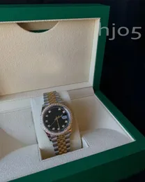 Volledige bezel Mini Diamond Watch Iced out -horloges paar Stijl dat JUST QUARTZ Modieuze reloj Gold vergulde kleur Dial Designer Polshipes Automatische SB008 B23