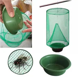 Fly Kill Control Pest Control Trap Fools reutilizável pendurar apanhador de mosca Flytrap Zapper Cage Net Garden Supplies SS0428