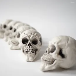 Garden Decorations Fake Skulls Haunted House Decoration Plastic Model Halloween Models Props Party Mini