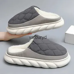 home shoes New Winter Men Slippers Warm Home Cotton Shoes Indoor Thick Soled Non-slip Plush Slippers Bedroom Fur Slippers Plus Sizevaiduryd