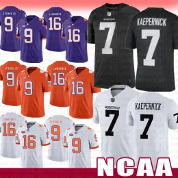 7 Colin Kaepernick Camisa de futebol americano universitário IM COM KAP Preto Branco NCAA IMWITHKAP Camisa Tom Brady High