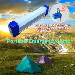 Flashlights Torches Emergency LED Tube Light T5 DC5V USB Rechargable Magnet Install Portable For Camping Hiking
