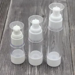 15ml 30ml 50ml Empty Airless Bottle Lotion Cream Pump Plastic Container Vaccum Spray Cosmetic Bottles Dispenser For Travel Ibtqr