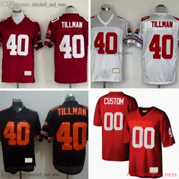 إرتداد مخصص لكرة القدم 40 بات تيلمان جيرسي خمر 1985 غرزة 81 Anquan Boldin 16 Jake Plummer 72 Dan Dierdorf 13 Guy Chamberlin 1 Paddy Driscoll Jerseys