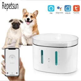 供給2.5L Tuya App Control Smart Pet Cat Water Filter Automatic Water Discenser CatおよびDog Feeder Water Discenser Automatic Fountain