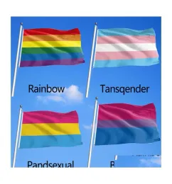 Nieuwe banner vlaggen Gay Flag 90x150cm Rainbow Things Pride Biseksual Lesbian Pansexual LGBT Drop Delivery Home Garden Festief Party HomeFa5902720