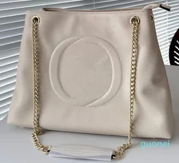 Bolsos de hombro tipo bandolera Bolsos de cuero con cadena negra Cartera de alta calidad Bolsas de compras de viaje clásicas