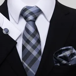 Krawatten Mix Farben Großhandel Stil Hochzeit Geschenk Krawatte Einstecktücher Set Krawatte Schwarz Männer Solide Anzug Zubehör Fit Business 231128