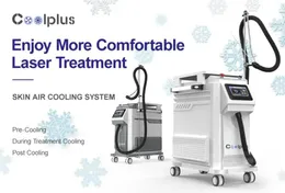 2023 COOLPLUS Skin Air Cooling system Use for laser machine Zimmer Cryo Therapy Pain Reduce Cooler For Laser Treatment -40°C Beauty machine
