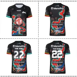 Oddziela 2022 South Sydney Rabbitohs Mens indige Jersey 2022/2023 South Sydney Rabbitohs Rygby Jersey krótka rozmiar S5XL