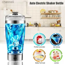 Butelka do butelki elektrycznej proteinowa Współprzewódzka USB Butelka Milk kawa Blendtle Sport i fitness ładowanie Elektryczne kubek Shaker YQ231128