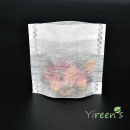 100Pcs 100 X120mm Environmental Friendly Natural Folding Tea Filters Corn PLA Biodegraded Fiber Bags Food Grade Kitchen Accessories
