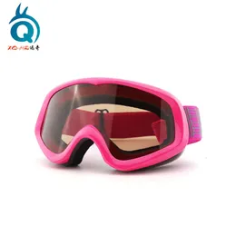 Nouvelles lunettes de Ski d'alpinisme en plein air avec visage cylindrique pour enfants et hommes Double couche Anti-buée HD lunettes de Ski