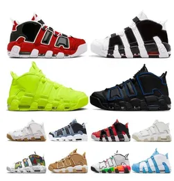 TOP 96 More Мужские и женские баскетбольные кроссовки Uptempos Scottie Tri-Color Pippens Total Orange White Sunset Black Bulls Hoop Pack University Blue Volt Кроссовки UNC