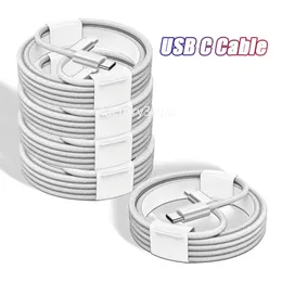 60W Fast Quick Charger PD 1M 3ft C TO C USB C Type c Cable For Samsung Galaxy S20 S22 S23 Xiaomi Huawei M1 With Box