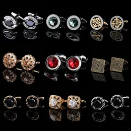 Cuff Links KFLK jewelry shirt cufflink for mens Brand Green Cuff link Wholesale Button High Quality Luxury Wedding colorGold guests 230925