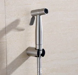 sample link304 Stainless Steel Handheld Toilet Spray Gun Shower Head Nickel Brushed Toilet Bidet Spray Head Set1406203