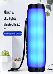 Drahtloser Bluetooth-Lautsprecher, tragbarer Lautsprecher, Bluetooth, leistungsstark, High BoomBox, Außenbass, HiFi, TF, FM-Radio mit LED-Licht. 5137828