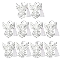 Bookmark OFBK 10 Pcs Anjo Metal Bookmarks Set Aço Inoxidável Livro Página Marcador Presentes Suprimentos 231129