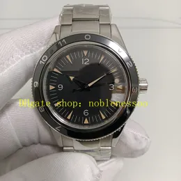 Prawdziwe zdjęcie Super Om Factory 8400 Ruch Automatyczny zegarek Męski 41 mm 300m Sapphire Glass 007 OMF Black Dial Bransoletka ze stali nierdzewnej Sport Męskie zegarki mechaniczne