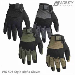 Fahrradhandschuhe PIG FDT Style Alpha Taktische Handschuhe für Outdoor-Campingreiten, atmungsaktiv, leicht, rutschfest, Touchscreen YQ231129