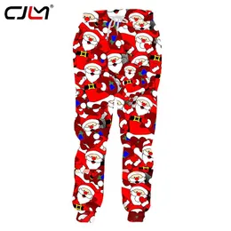 Hosen CJLM Mode 3D Weihnachten Jogger Hosen Männer/Frauen Lustige Cartoon Jogginghose Hosen Elastische Taille Hosen Drop Shipping