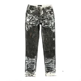 Designer di jeans viola jean maschi pantaloni pantaloni di moda design dritte retro street usapts wear swead women robin fx3h