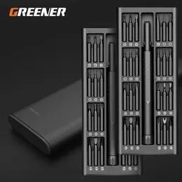 Schroevendraaier GREENER 63 In 1 Screwdriver Set Magnetic Screw Driver Kit Bits Recision Electric Xiaomi Iphone Computer Tri Wing Torx