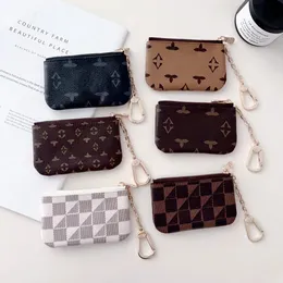 Piękne luksusowe design luksusowe torebki monety uchwyt karty kredytowej mini portfela z łańcuchem zamek błyskawiczny