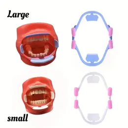 2 pezzi, apribocca, apribocca 3D per sbiancamento dei denti, accessorio divaricatore dentale riutilizzabile per guance e labbra (due dimensioni: grande e piccolo)