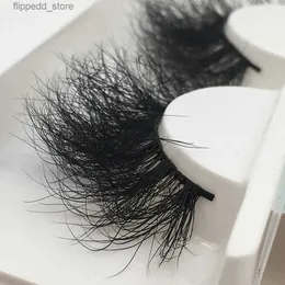 Falska ögonfransar Red Siren Fluffy Mink Lashes Short Messy Wispy Natural Eyelashes 10mm-18mm Hamdmade Real 3D Mink Eyelashes Makeup False Lashes Q231129