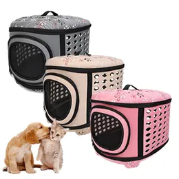 Carrier Portable Pet Carrier Bag Outdoor Cat Dog Foldable Outgoing Travel Carrying Bag Breathable Pets Handbag For Kitten Puppy