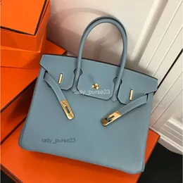 Fivela Hbirkins Cabeça Padrão Mulheres Golden Tote Lady Classic Elephant Bag 30cm Sacos Couros Togo Couro Cinza Hand-held Lychee Marrom 1w9w