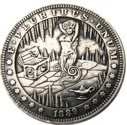HB10 Hobo Morgan Dollar skull zombie skeleton Copy Coins Brass Craft Ornaments home decoration accessories7826486