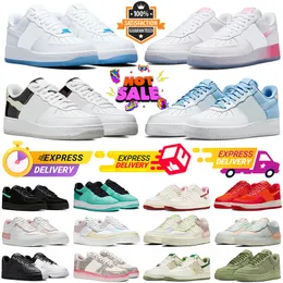 Beyaz Multi 1 One Sıradan Tasarımcı Ayakkabı Erkekler İçin Kadınlar Siyah Beyaz Psişik Mavi Fıstık Frost Soluk Fildişi Ladin Aura Mens Trainers Açık Hava Spor Spor ayakkabıları