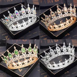 Noiva real roxo cristal rainha rei tiaras e coroas nupcial pageant diadema cabeça ornamento casamento jóias de cabelo acessórios 318p