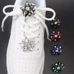 Shoe Parts Accessories Colorful Gems Charms Fashion Rhinestones Sneaker Girl Gift decoration DIY Shoelaces Buckles shoes accesories 231128