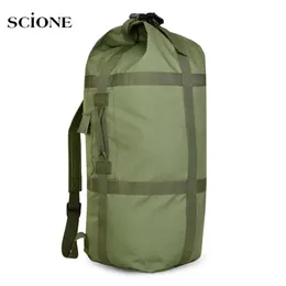 Backpack 80L Tactical Camping Backpack Men Hiking Bag Outdoor Sports Travel Bucket Round Trekking Rucksack Traveling Military Bags Army 231128