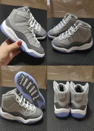 Cool grey XI 11S Kids Basketball Shoes Gym Red Infan Children toddler Gamma Blue Concord 11 Youth Children trainers boy girl sneak4561960