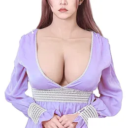 Sahte göğüsler sahte meme plakası yüksek yakalı sile formları crossdresser cosplay göğüs güçlendiricileri için b-g fincan