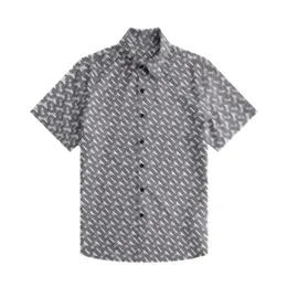 Camisa masculina de designer famosa camisa havaiana masculina camisetas estampas de tigre Button casual abaixando a manga curta Hawaiian Circh Suit