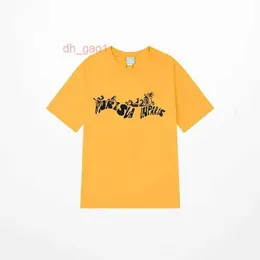 Lanvins Men's T-shirt Designer T-shirt Lanvin Chest Letter Print Men's and Women's Tops Summer Breathable Loose T-shirt Lanvin Shirt 6 6K7Y