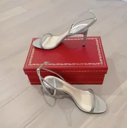 Dames sandaal hoge hakken Rc schoenen renes-sandalen Ellabrita met kristallen verfraaide hakken strass verfraaide bruiloft jurk pompen zomerstijl