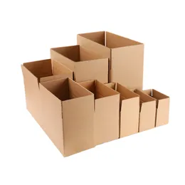 Extra twardy pogrubiony opakowanie e-commerce i wysyłka ruchome pudełka papierowe opakowania pudełka z falbanami dużych pocztowych pudeł