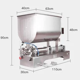 Пневматическая горизонтальная машина для наполнения соусом чили