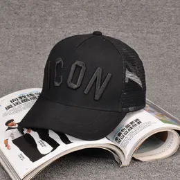 Dsquared2 Icon Hat Black Man Hap Hat D34 Cappello Man Cap Men's Four Seasons Cem