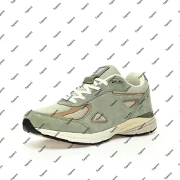 Teddy Santis M990v4 Scarpe sportive con incenso oliva per sneakers da uomo Scarpe da corsa da uomo Allenamento da donna Scarpe da ginnastica da donna Uomo Atletico U990GT4