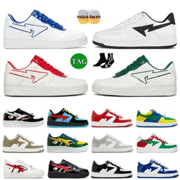 Top Moda Baixo Bapestaes Sk8 Stas Running Shoes Designer M1 M2 Camo Combo Patente Preto Branco França Venom Bowling Homens Mulheres Dhgates Sakte Flats Sneakers Tamanho 13