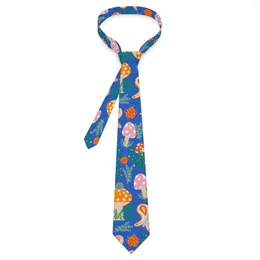 Ties cravatta per lumaca carina cravatta magica funghi classici collo casual per colletto unisex di qualità per il tempo libero accessori crallini personalizzati